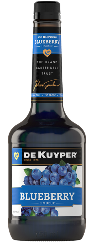 Bottle of DeKuyper® Blueberry Schnapps
