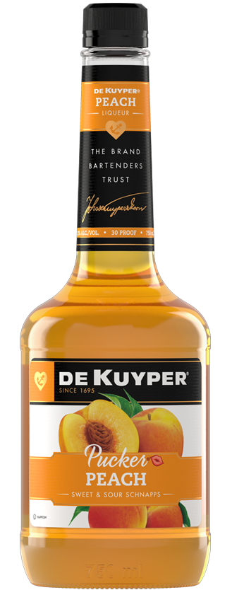 Bottle of DeKuyper® Pucker® Peach Schnapps
