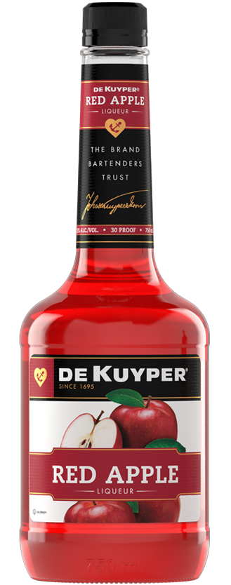 Bottle of DeKuyper® Red Apple Schnapps
