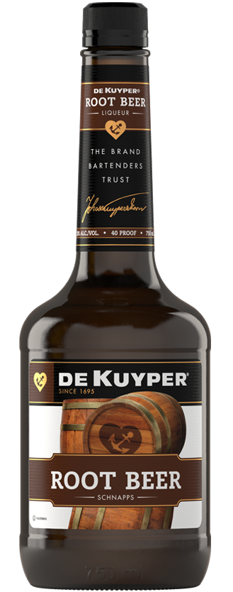 Bottle of DeKuyper® Root Beer Schnapps
