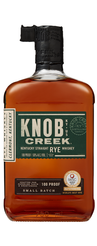 Bottle of Knob Creek® Straight Rye Whiskey
