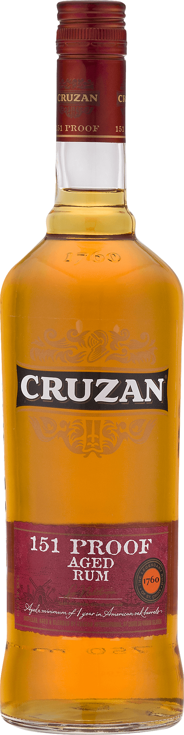 Bottle of Cruzan® 151 Rum
