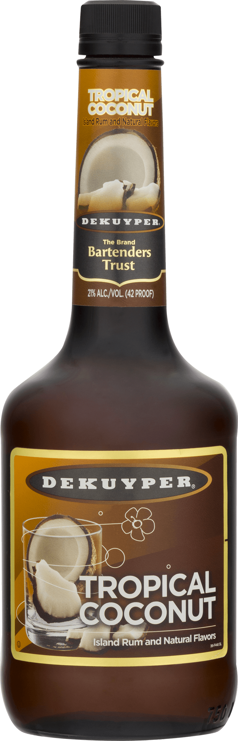 Bottle of DeKuyper® Tropical Coconut
